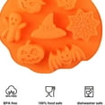 thumbnail image 3 of Bandeja para cubitos de hielo o moldes para alimentos con formas espeluznantes de Halloween: diseños divertidos y aterradores, 3 of 5