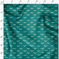 thumbnail image 3 of Soimoi Japan Crepe Satin Fabric Fox Animal Printed Fabric 1 Yard 42 Inch Wide, 3 of 6