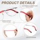 thumbnail image 3 of Cojines para las orejas de gafas Uxcell, 6 pares de agarre para gafas de 3-8mm, Rosa Roja, 3 of 7