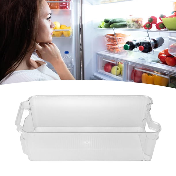 Contenedor De Almacenamiento Para Refrigerador, Caja De Almacenamiento De Alimentos Con Diseño Visual De Gran Capacidad, Organizador Multiusos Para Refrigerador De Cocina,