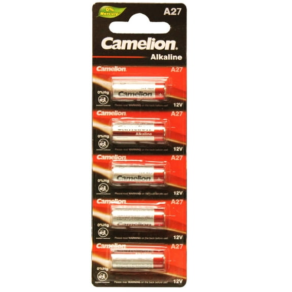 A27 12V Alkaline Battery 5Pk