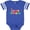 Football Blue and White, variant on Inktastic It's My Birthday Letters Boys or Girls Baby Bodysuit