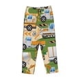 thumbnail image 4 of Kll Womens Construction Machinery1 Print Pajama Pants Soft Pajama Bottoms For Women Cozy Lounge Pants, 4 of 9