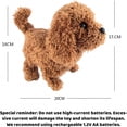 thumbnail image 4 of CYFW Puppy Robot Realistic Dog,2026 New Interactive Walking Plush Puppy Toy Dogs,Walking,Barking & Tail Wagging for Kids & Pet Lovers (Khaki), 4 of 5