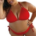 thumbnail image 1 of Tenue de Réveillon Grande Taille pour Femmes Bikini Rembourré Rehausseur Ensemble Maillot de Bain, 1 of 5