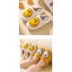 thumbnail image 1 of FAYUEKEY Pantuflas para mujer, lindas y esponjosas, con cara sonriente, para casa, 44, 1 of 3