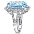 thumbnail image 3 of Everly Women's Topaz 14k White Gold Ring, 3 of 8