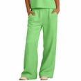 thumbnail image 7 of EnJoCho Girls 2 Piece Outfits Summer Short Sleeve Crew Neck T Shirts Tops Wide Leg Sport Pants Sets Kids Cute Casual Oversized Girls Breathable Sport pants Sets, 7 of 7