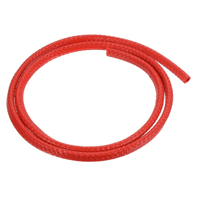Unique Bargains 1mx6mmx8mm Rubber Edge Trim Deck Edge Protector U Channel Guard Corner Seal Strip Red