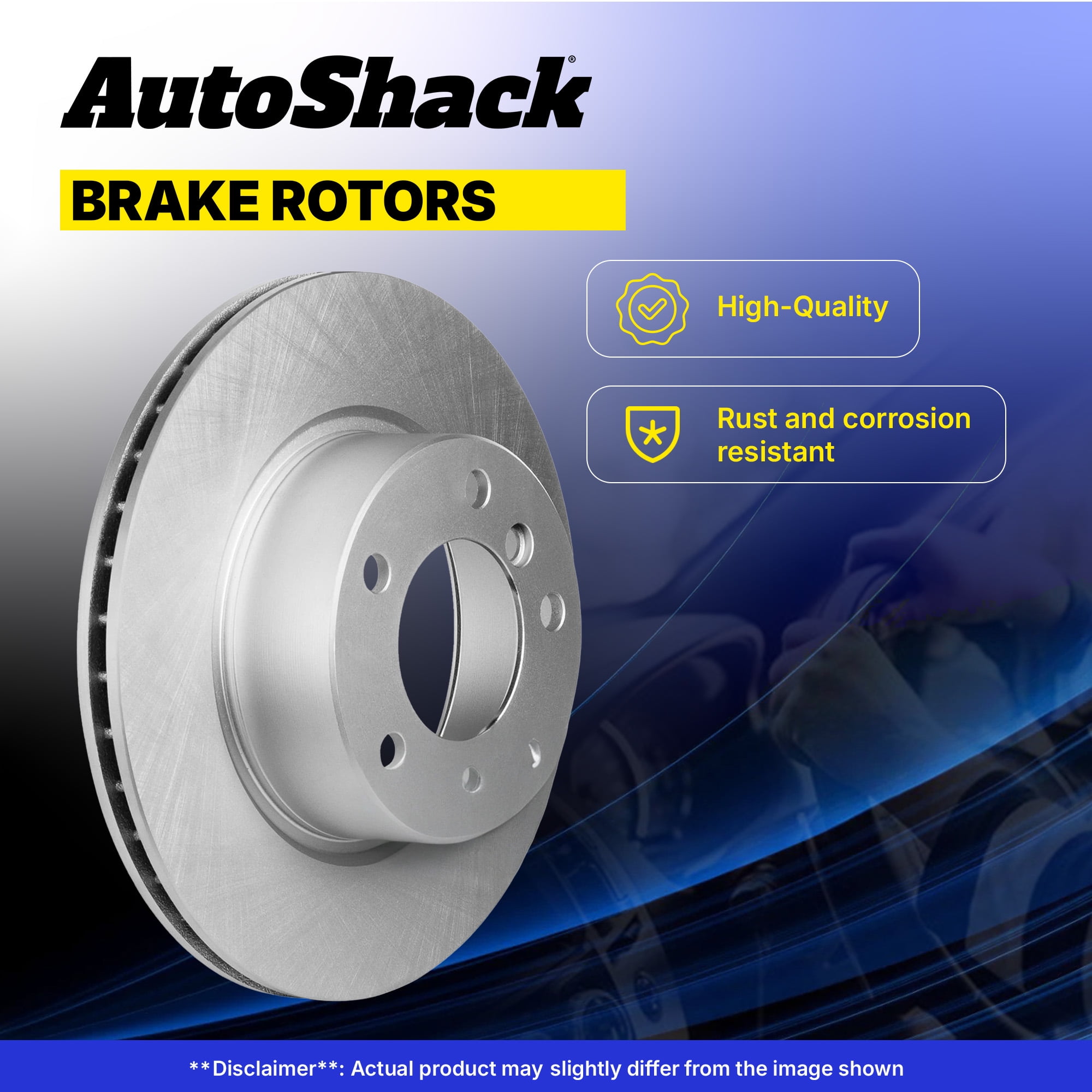AutoShack Front Brake Rotors for Chevrolet, GMC, Buick & Isuzu, Trailblazer 2006-2009 Envoy 2006-2009 Rainier 2006-2007 Ascender 2006-2008, AWD RWD 4WD L6 4.2L V8 5.3L - 11.88" (301.8 mm), 6-Lug