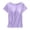 A-Light Purple49, variant on Supportive Built-In Bra T-Shirt for Women Casual Everyday Short-Sleeve Essential Tee