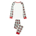 thumbnail image 6 of DuAnyozu Family Christmas Elk Pattern Round Neck Long Sleeves Pajamas Trousers, 6 of 9