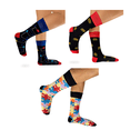 thumbnail image 2 of Calcetines De Vestir Caballero Colores Locos SET de 6 Pares Mad socks Calcetines vestir locos, 2 of 3