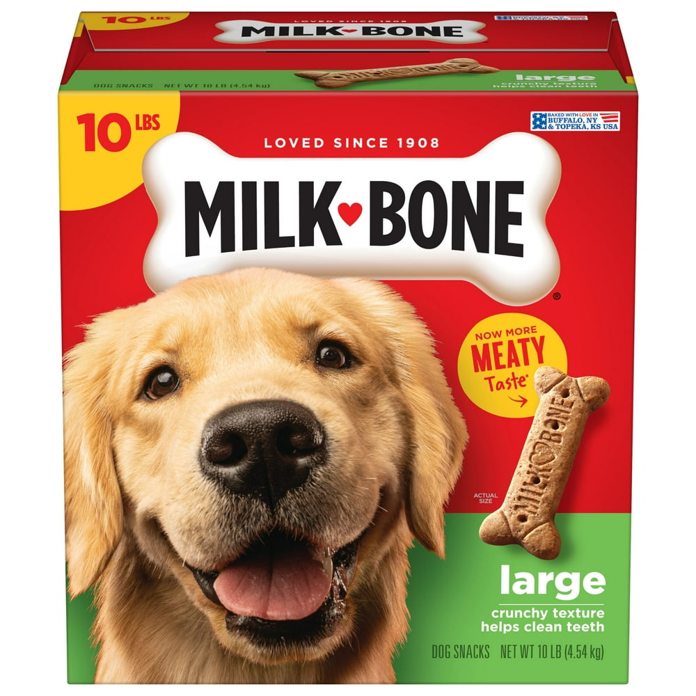 MilkBone Original Dog Treats for Large Dogs, 10 Pounds