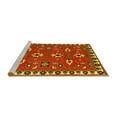 thumbnail image 2 of Ahgly Company Machine Washable Indoor Rectangle Persian Yellow Traditional Area Rugs, 2' x 5', 2 of 4