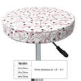 thumbnail image 4 of Balery Cute Rabbit Fundas de asiento para taburete de bar redondo de tela de terciopelo ajustables que protegen de arañazos y manchas para sillas de 14 a 17 pulgadas.-13 inch, 4 of 7