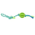 thumbnail image 2 of Dog Teething Toy, Durable Rubber Healthy Multifunctional Dog Food Dispensing Ball Toy  For Playing Green, 2 of 8