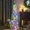 Green-5ft, variant on Spaco 7.5' Artificial Snow Christmas Trees with Frosted Branches, Warm White or Colorful LED Lights, Steel Base, Christmas Tree for Indoor Holiday Decoration, Green