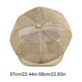 thumbnail image 3 of Large Full Mesh Breathable Octagonal Hat European And Solid Color Mesh Duckbills Cap Big Head Mesh Cap, 3 of 6