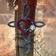 thumbnail image 4 of Herradura con corazón, metal, pared, patio exterior, decoración para el hogar, 4 of 7