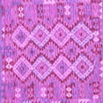 thumbnail image 1 of Ahgly Company Indoor Square Southwestern Purple Country Area Rugs, 4' Square, 1 of 4