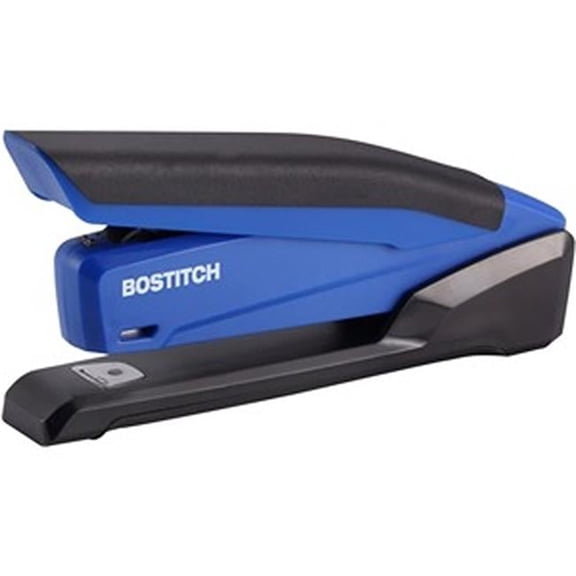 Bostitch ACI1122 2.5 x 7.8 in. InPower Spring-Powered protective Desktop Stapler, Black & Blue