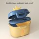 thumbnail image 2 of Caja de leche en polvo de doble capa para bebés, recipiente portátil para almacenar fideos de arroz, caja divisoria sellada a prueba de humedad, productos para niños, 2 of 5