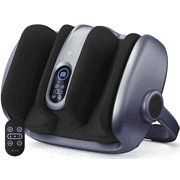 Miko Foot Massager Reflexology Machine with Shiatsu Massage Settings, Vibration, Kneading, Heat and Adjustable Bar for Feet, Ankles, Calf, for Plantar Fasciitis, Neuropathy, Tired Muscles