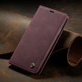 thumbnail image 3 of CaseMe for iPhone 14 Pro Max, Wallet Case Soft PU Leather Flip Case Magnetic Stand Flip Protective Cover Leather Case with ID & Credit Card Slots Holder Case-Wine Red, 3 of 8