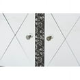 thumbnail image 5 of Baxton Studio Wycliff Industrial Glam and Luxe Silver Finished Metal and Mirrored Glass 1-Drawer Sideboard Buffet, 5 of 7