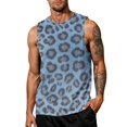 thumbnail image 3 of HAJWOH Men Leopard Printed Tank Top Muscle Sleeveless Summer Big and Tall Summer Beach Soft Gym Shirts, 3 of 6