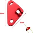 thumbnail image 2 of Camping Rope Tensioner, 20 Pieces 3 Hole Aluminum Alloy Rope Adjuster Alloy Tensioner (Red), 2 of 5