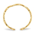 thumbnail image 2 of 14K Yellow Gold Ring Band Toe Swirl, Size 6, 2 of 5