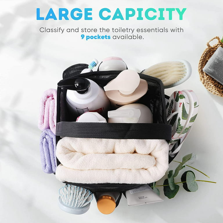 Shower Bag Mesh Shower Caddy Portable College Dorm Room Essentials