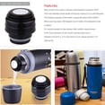 thumbnail image 6 of Replacement Stopper Vacuum Flask Lid Cup Lid Cover Universal 4.5/5.2cm Travel Mug Outlet Water Bottle Accessories 4.5CM BLACK RED, 6 of 8