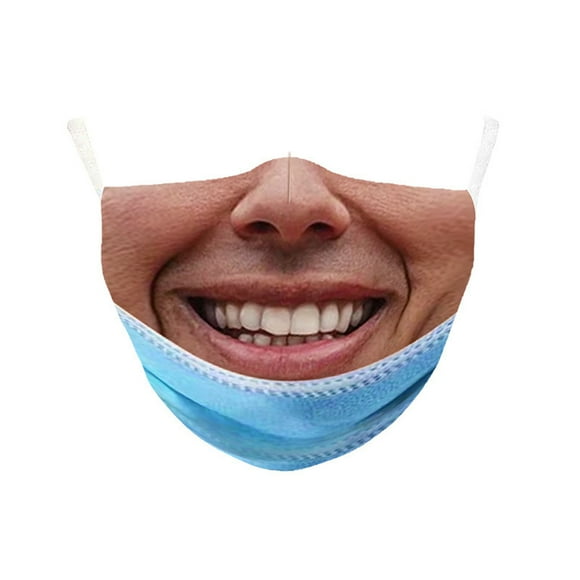 Simuleeritud Face Mask Halloween naljakas hingatav vemp mask kaval mask