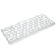 thumbnail image 5 of Teclado inalámbrico inglés tailandés bilingüe portátil elegante ultrafino teclado de ordenador blanco plateado, 5 of 8