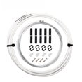 thumbnail image 1 of Trlreq White Bicycle Brake & Shift Cable Set: High Carbon Steel Inner Wire & Housing for Mountain/Road Bikes - Durable, Versatile Basic Kit with Own Brand Quality Assurance, Ideal for Global Cycling, 1 of 6