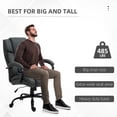 thumbnail image 5 of Vinsetto Big and Tall Executive Office Chair 484 lbs., Charcoal Gray, 5 of 11