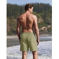 thumbnail image 5 of Ekouaer Mens Swim Trunks 7 Inch Quick Dry Board Shorts Swimwear Bathing Suits with Mesh Liner 2 in 1 Surf Swimming Short with Pockets, 5 of 6