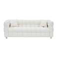 thumbnail image 6 of 80" Boucle Sofa Couch, Upholstered Tufted Cloud Couch with Pillows, Comfy Modern Deep Seat Sofa Couches Loveseat Sofa for Bedroom Living Room Office, Beige, 6 of 8
