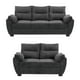 thumbnail image 1 of Sala 3-2 TRINITY Venecia 2 piezas ( Sofá, Love Seat ) Gris Carbón, 1 of 8