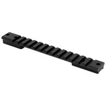 Warne 767420MOA Mountain Tech 20MOA Base For Remington Long Action Picatinny/Weaver Style Black Hard Coat Anodized Finish