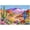 500 PCS, variant on Colorful Desert 1000 Piece Jigsaw Puzzle for Adults, Cactus Fox Mountain Artwork, 30 x 20 IN
