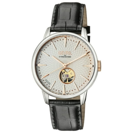 Gevril Men's Vanderbilt Swiss-Automatic Watch with Leather ...