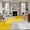 Yellow, variant on Bathroom Rugs 2x3 Ft, Sage Green Abstract Non Slip Area Rugs for Kitchen Bedroom Entryway, Grey Geometric Oil Painting Vintage Washable Carpet Runner Rug Floor Mats for Bedroom Home Decor