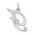 thumbnail image 4 of FJC Finejewelers 14 kt White Gold Medium Fancy Script Letter F Initial Charm, 4 of 6