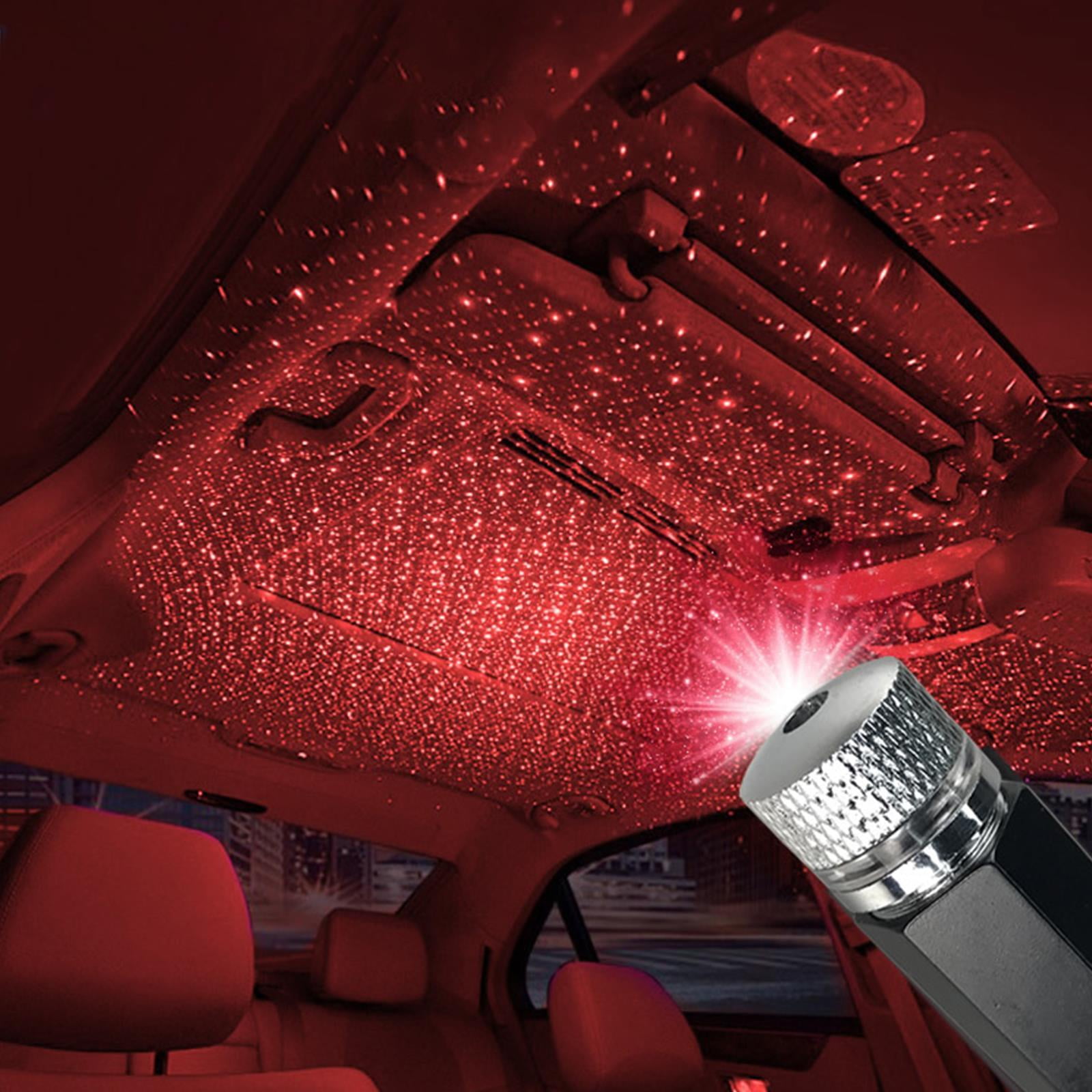 USB Star Projector Car Roof Lights, Night Light Portable Adjustable