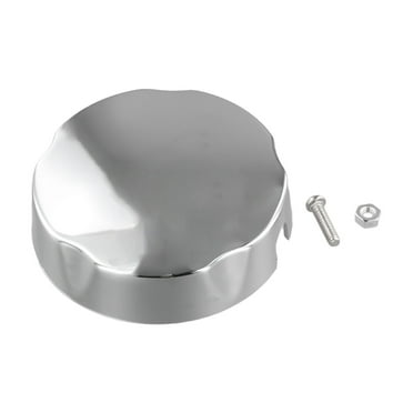 Bathtub Rotating Knob Bath Control Knob Chrome-plated Plastic Overflow Cover Home Plumbing Fixtures Classic Round Shape