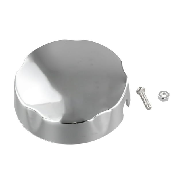 Bathtub Rotating Knob Bath Control Knob Chrome-plated Plastic Overflow Cover Home Plumbing Fixtures Classic Round Shape